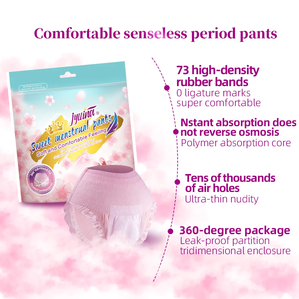 Celana Menstruasi Mawar Merah Muda
