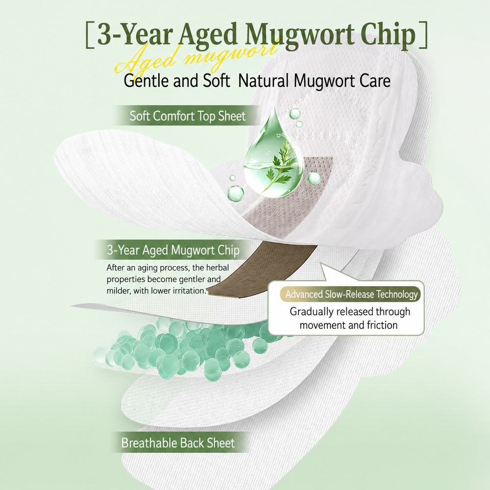 Mugwort Sanitary Pads