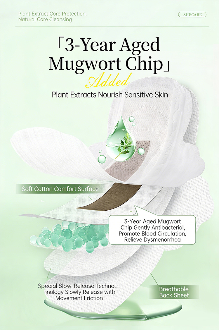 Mugwort Sanitary Pads