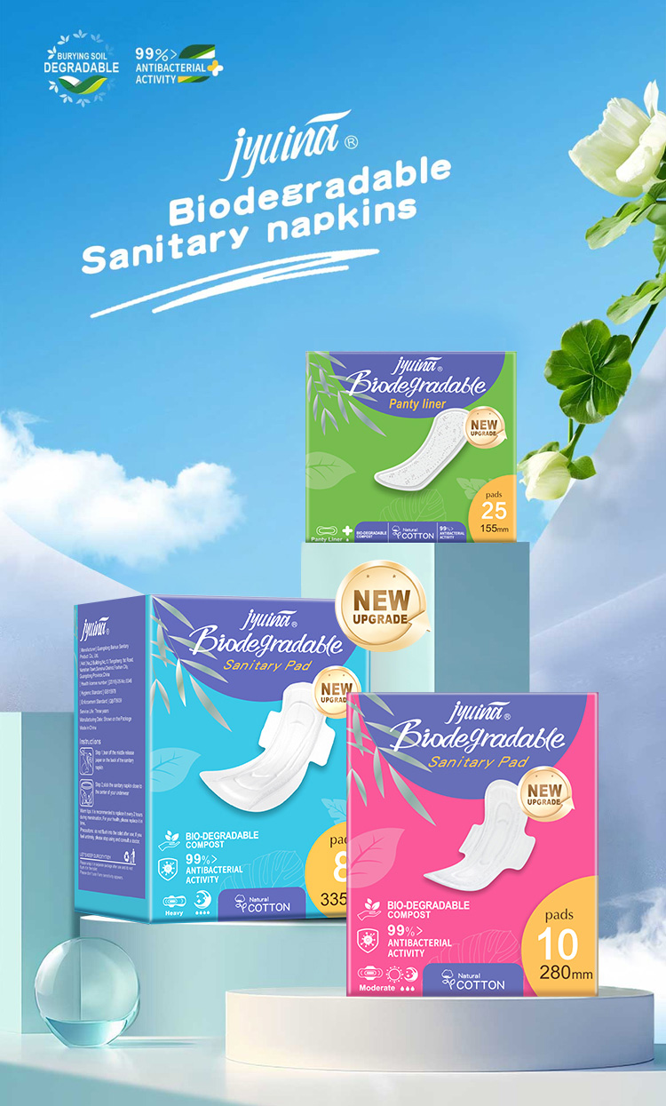 Serviettes hygiéniques biodégradables-2