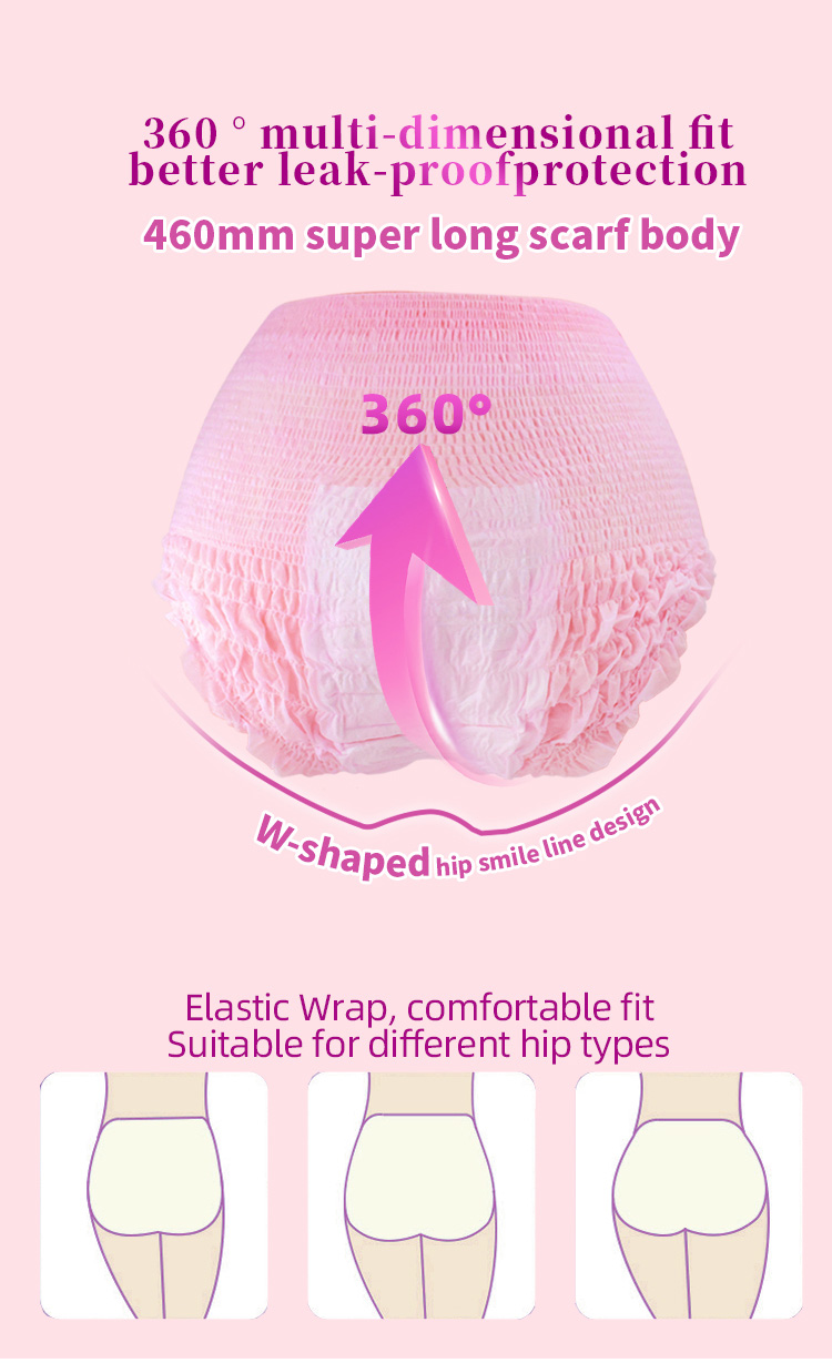 Pink Rose Menstrual Pants