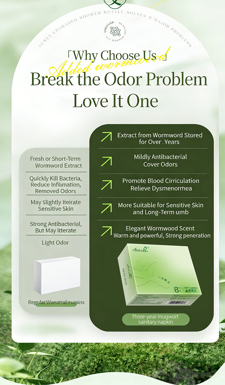 Mugwort Sanitary Pads