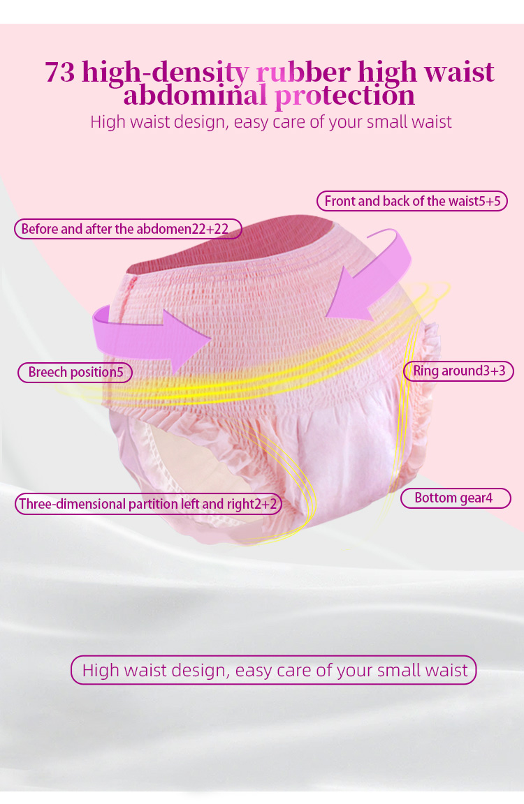 Pink Rose Menstrual Pants