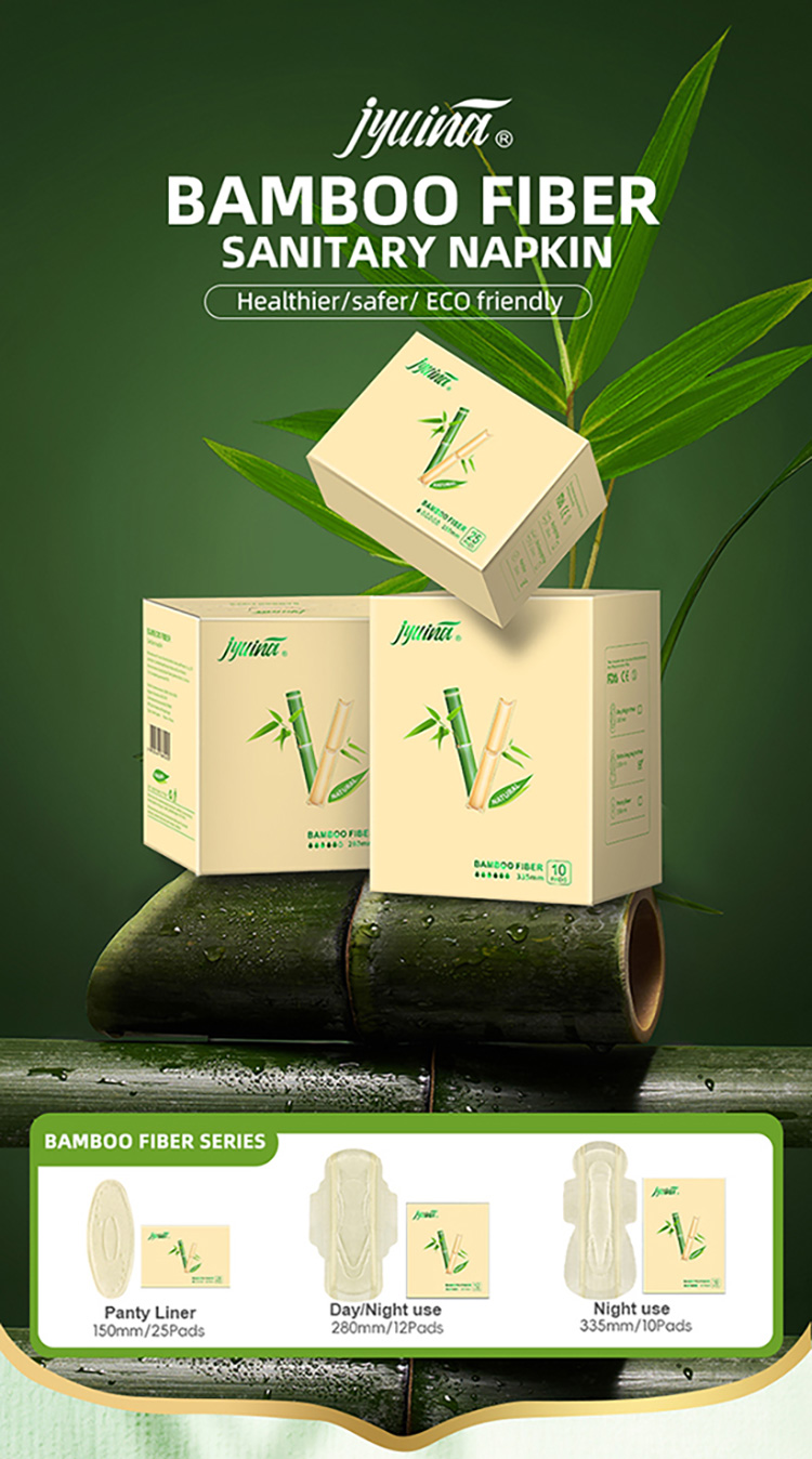 Bamboo Fiber Sanitary Pads