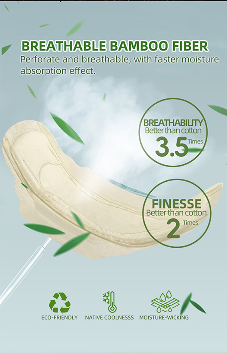 Bamboo Fiber Sanitary Pads