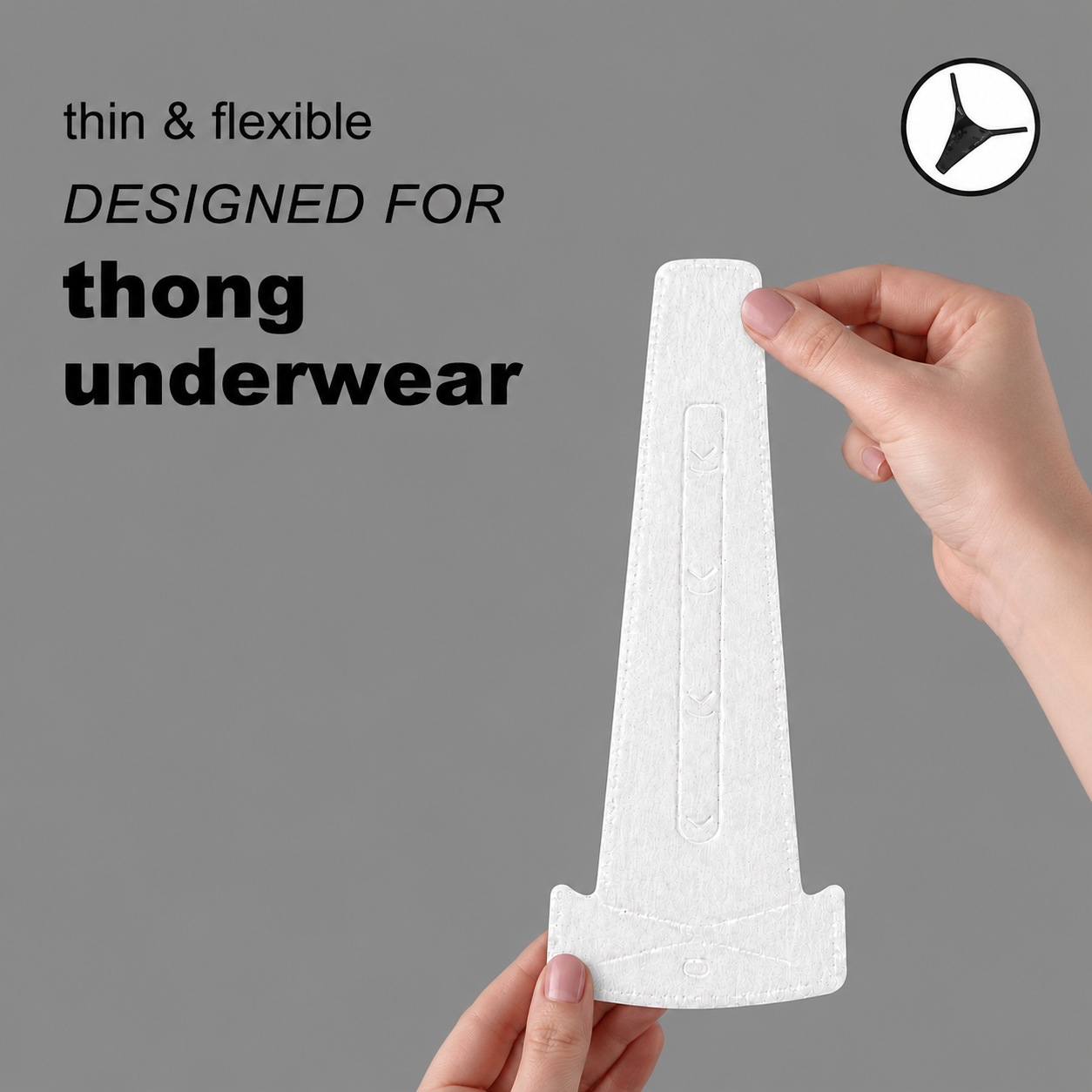 Organic Cotton T-Shaped Thong Panty Liner